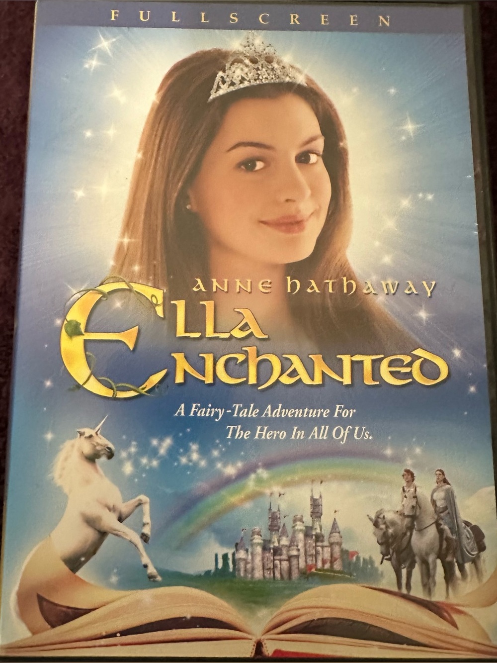 Anne Hathaway Rated: PG Ella Enchanted DVD  Full Screen Lionsgate movie
